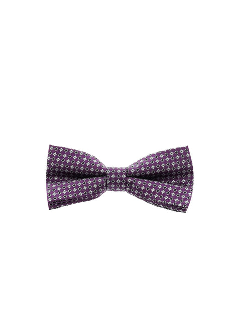 Medium Purple Patterned Bow Tie