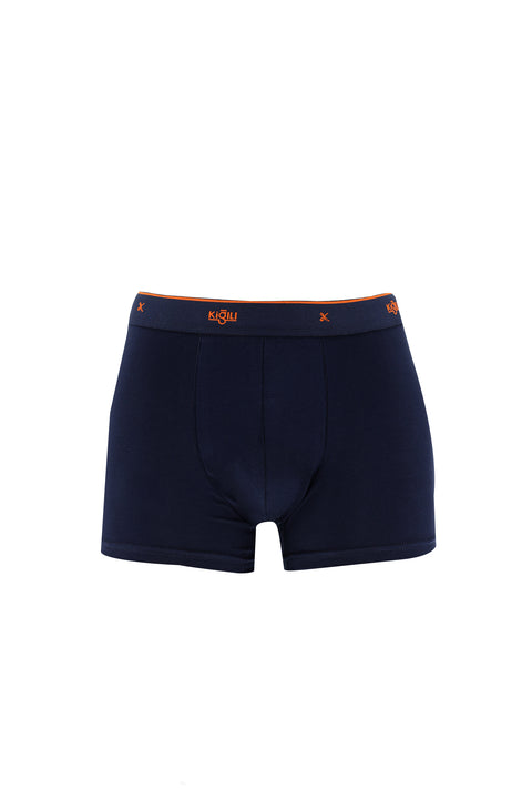 Light Navy Blue 2-Pack Cotton Supreme Boxer Shorts Set