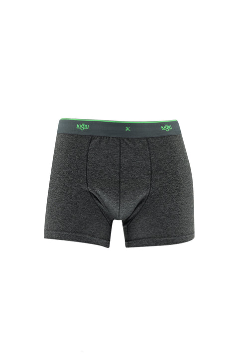 Dark Anthracite 2-Pack Cotton Supreme Boxer Set