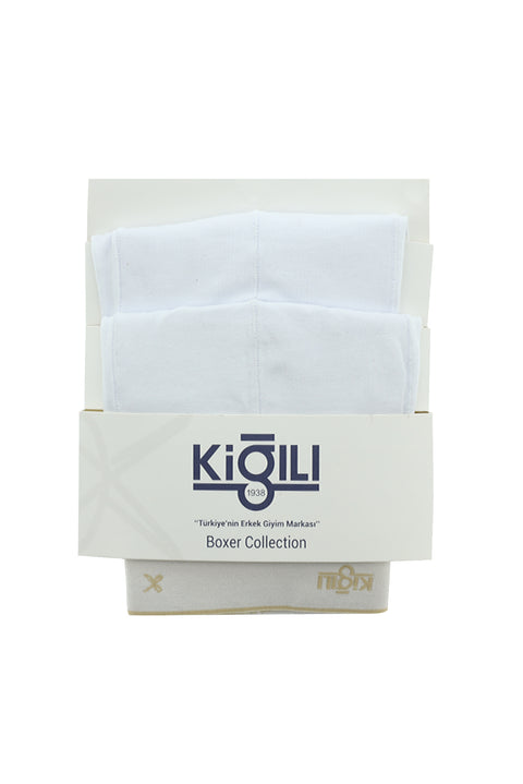 White 2-Pack Cotton Supreme Boxer Shorts Set