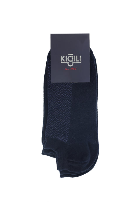 Medium Navy Blue 2-Pack Sports Socks