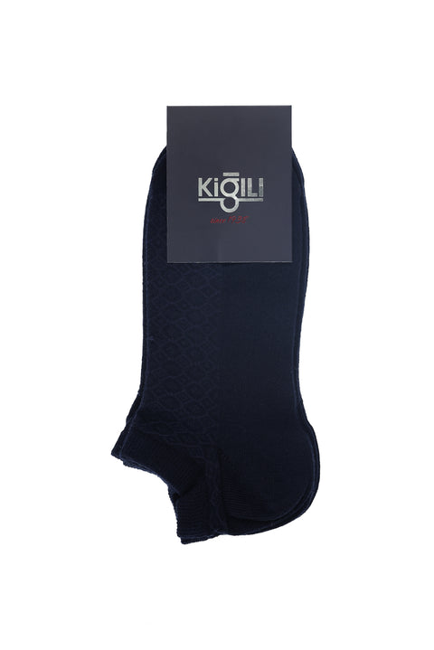 Medium Navy Blue 2-Pack Cotton Sports Socks Set