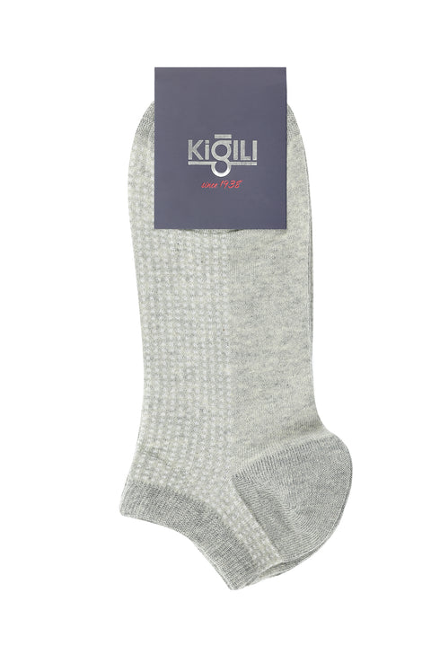 Cloud Grey Melange 2-Pack Cotton Sports Socks Set