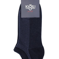 Medium Navy Blue 2-Pack Cotton Sports Socks Set