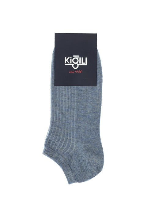Dark Blue Melange 2-Pack Sports Socks