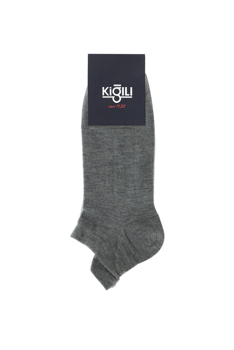 Cloud Grey Melange 2-Pack Cotton Sports Socks Set