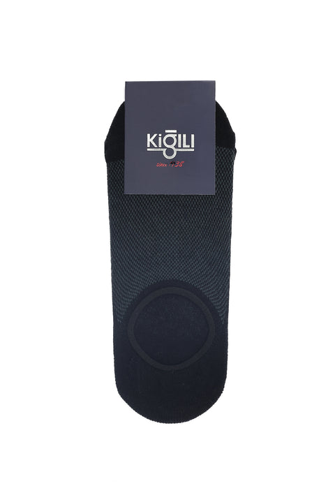 Black 2-Pack Cotton Patterned Loafer Sock Set
