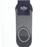 Cloud Grey Melange 2-Pack Cotton Patterned Loafer Sock Set