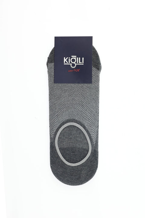 Cloud Grey Melange 2-Pack Cotton Patterned Loafer Sock Set