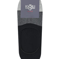 Black 2-Pack Cotton Patterned Loafer Sock Set