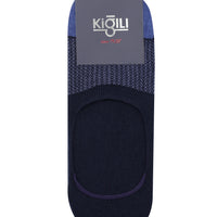 Medium Navy Blue 2-Pack Cotton Patterned Loafer Socks