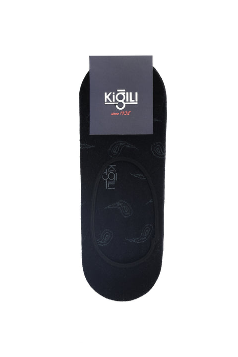 Black 2-Pack Cotton Patterned Loafer Sock Set