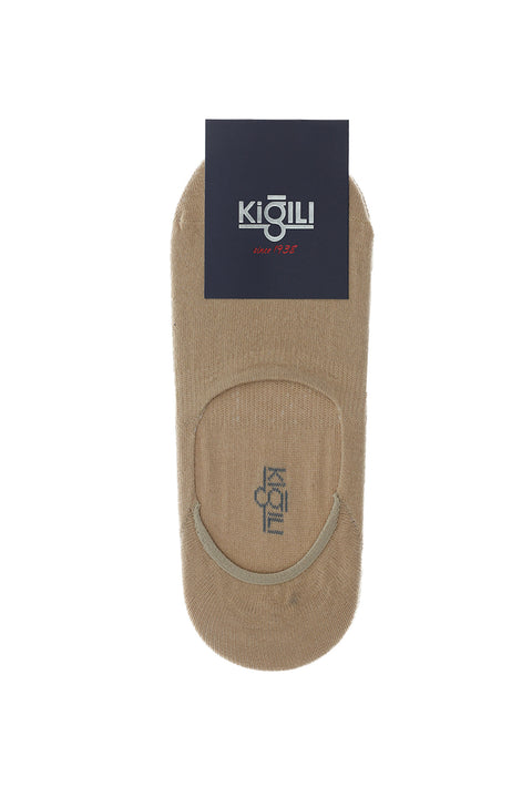 Medium Beige 2-Pack Cotton Loafer Socks