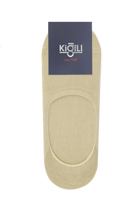 Medium Beige 2-Pack Cotton Loafer Socks