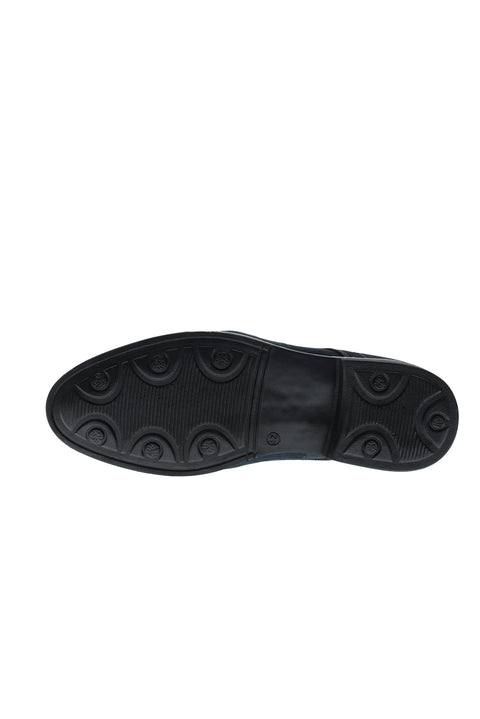 Medium Navy Casual Nubuck Leather Shoes