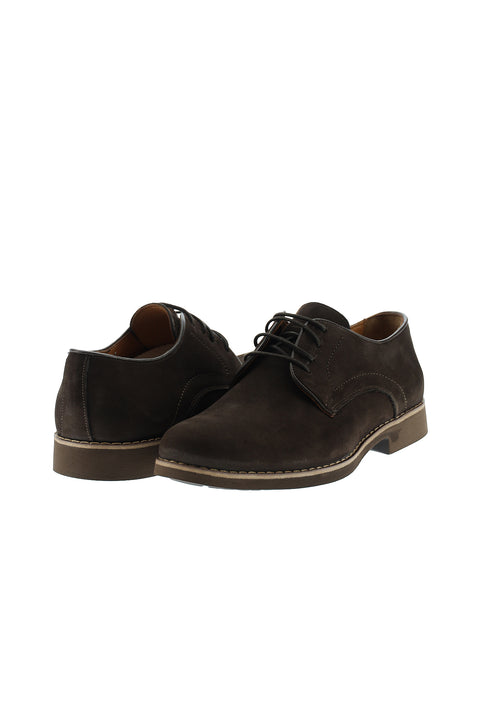 Medium Brown Casual Nubuck Leather Shoes