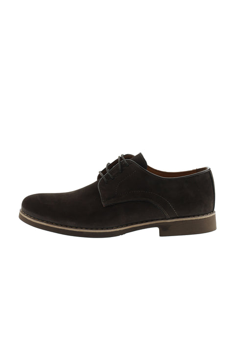 Medium Brown Casual Nubuck Leather Shoes