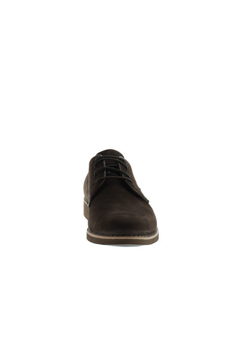Medium Brown Casual Nubuck Leather Shoes