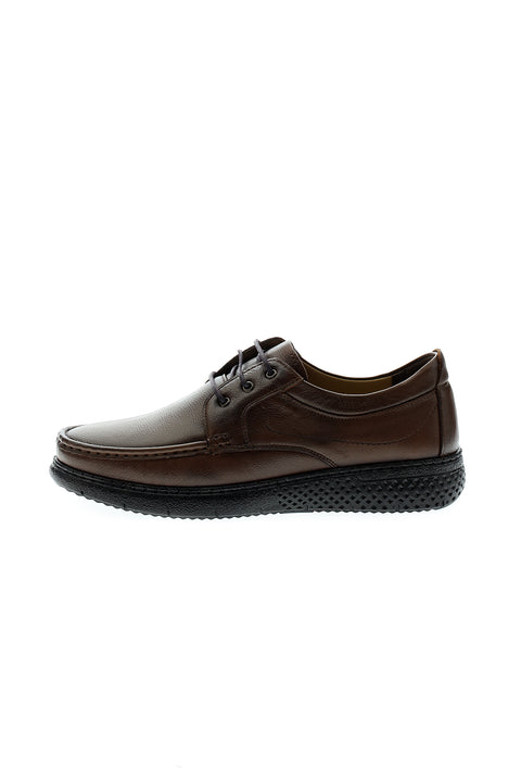 Medium Brown Casual Leather Shoes