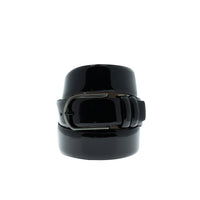 Black Classic Patent Leather Belt