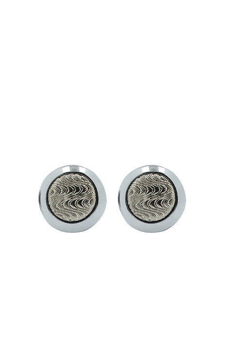 Metallic Gray Cufflinks