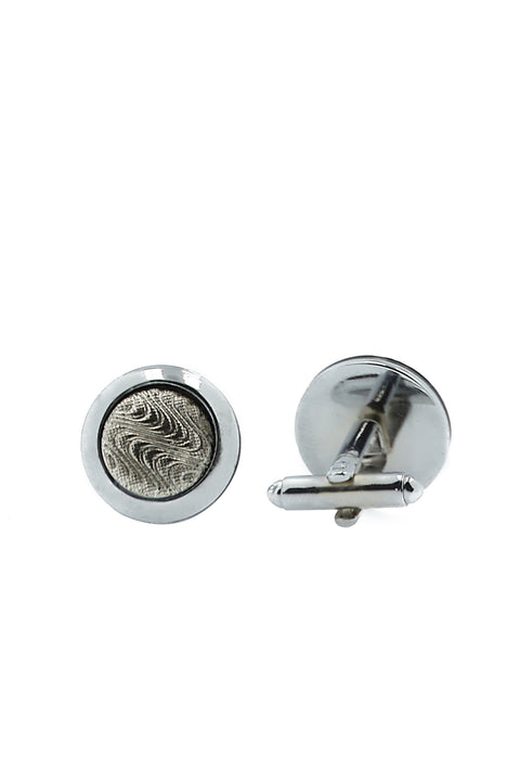 Metallic Gray Cufflinks