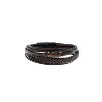Dark Brown Leather Bracelet
