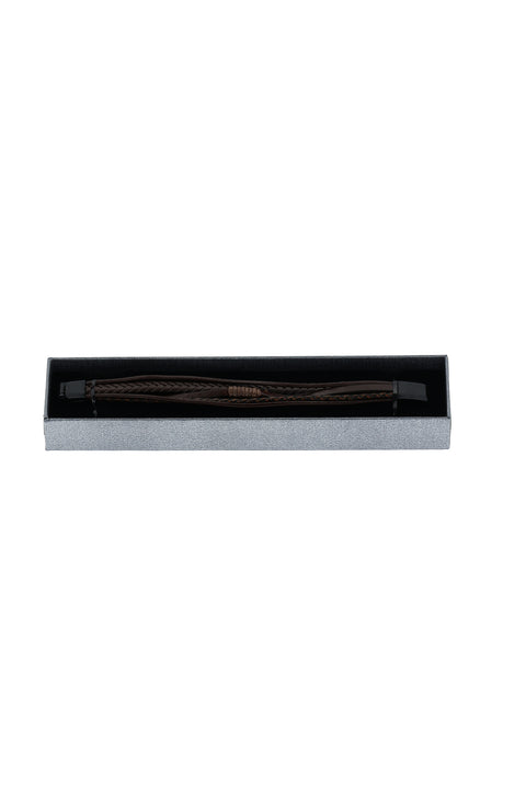 Dark Brown Leather Bracelet