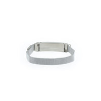 Metallic Gray Trendy Magnetic Steel Bracelet