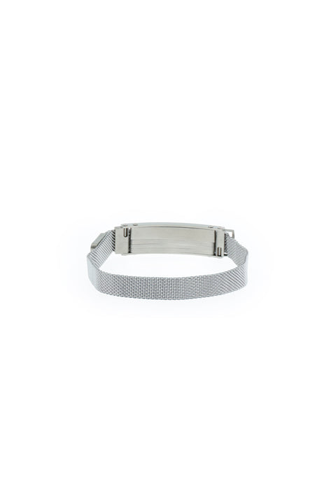 Metallic Gray Trendy Magnetic Steel Bracelet