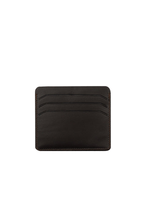 Dark Brown Leather Card Holder