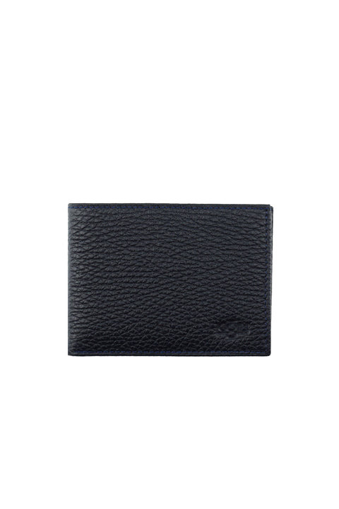 Dark Navy Leather Card Holder