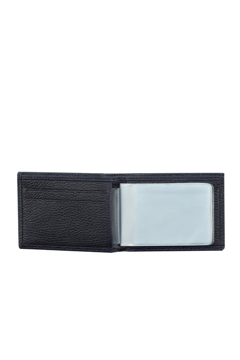 Dark Navy Leather Card Holder