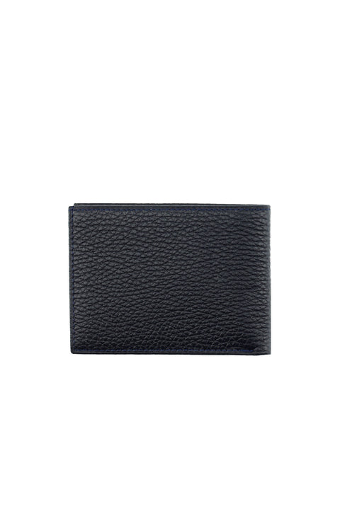 Dark Navy Leather Card Holder