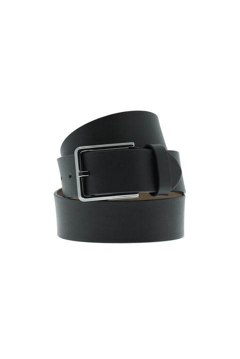 Black Sport Leather Belt
