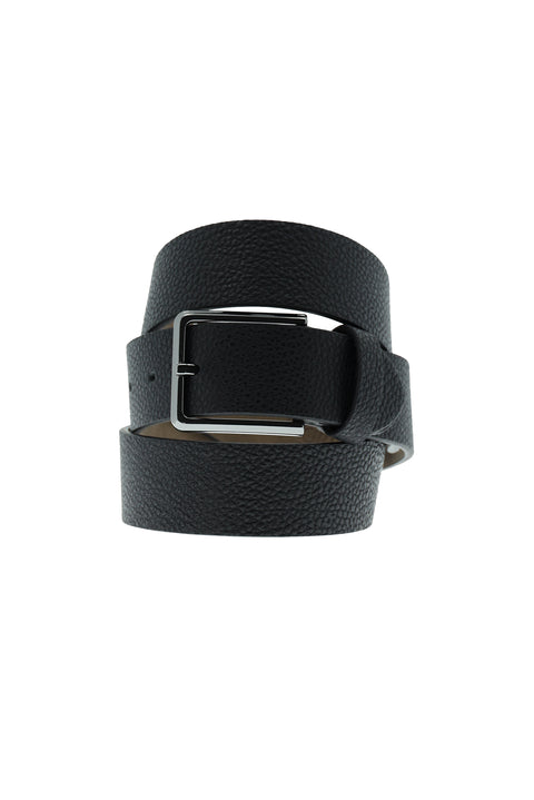 Black Sport Floter Leather Belt
