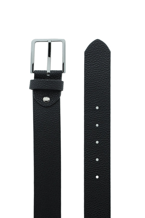 Black Sport Floter Leather Belt
