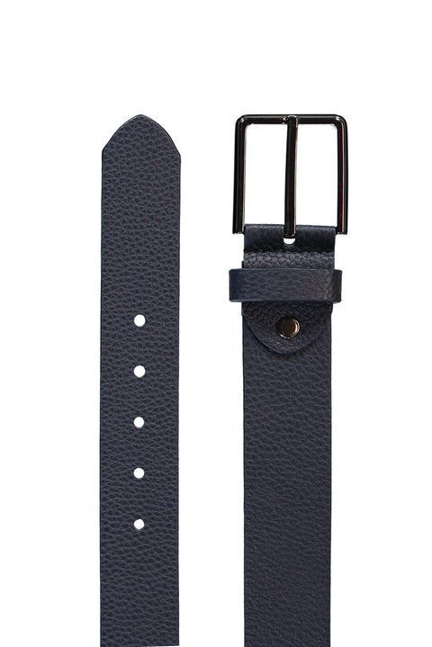 Dark Navy Sport Floter Leather Belt