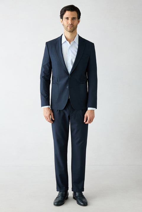 Medium Navy 6 Drop Regular Fit Standard Cut Suit