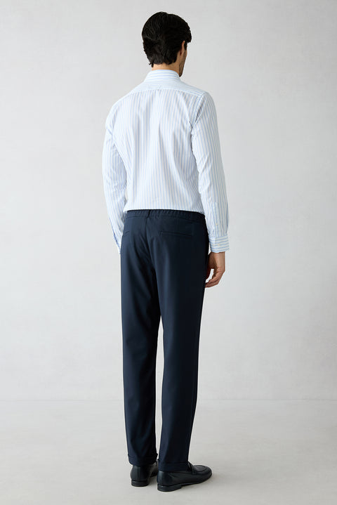 Medium Navy 7 Drop Super Slim Fit Extra Narrow Cut Suit