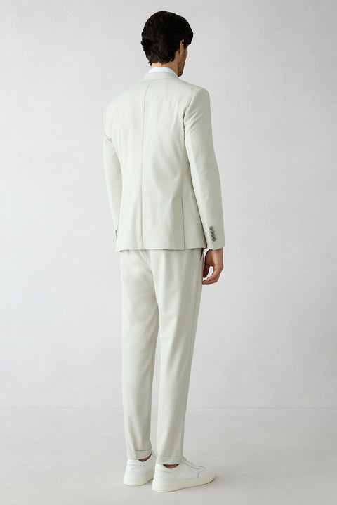 Off-white 7-drop Super Slim Fit Extra Narrow Cut Regular Fit Textured Suit