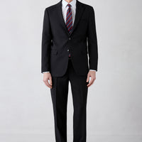 Black 8 Drop Muscle Fit Long Athletic Cut Mono Collar Lycra Suit