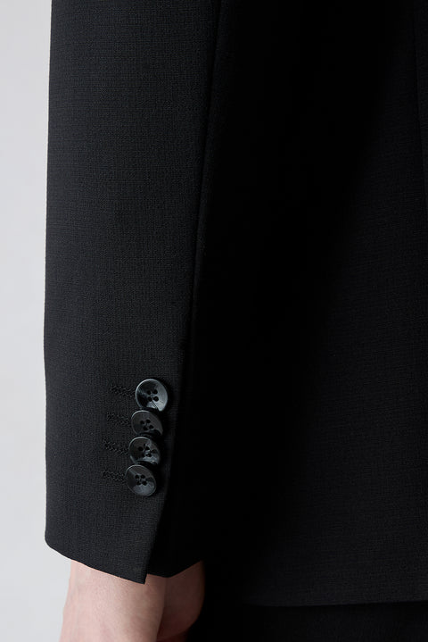 Black 8 Drop Muscle Fit Long Athletic Cut Mono Collar Lycra Suit