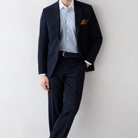 Dark Navy 7-Drop Slim Fit Notch Lapel Stretch Suit