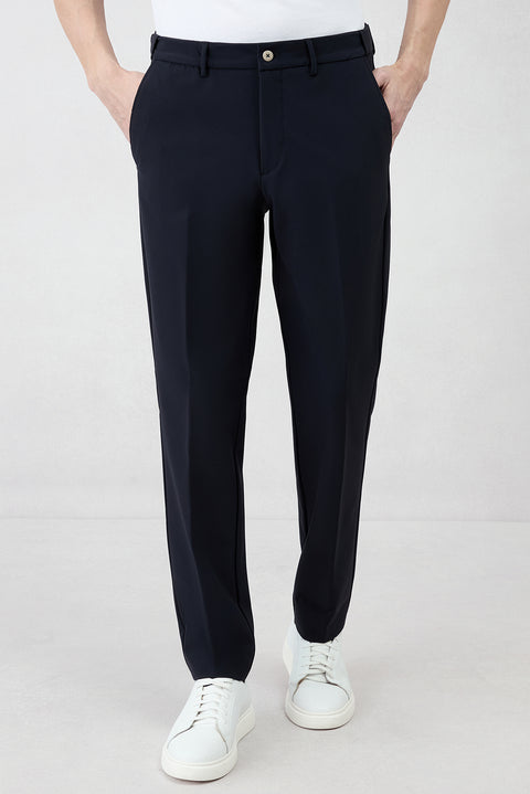 Dark Navy Techno-Line 6 Drop Regular Fit Standard Cut Flexible Bagged Classic Suit