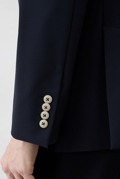 Dark Navy Techno-Line 6 Drop Regular Fit Standard Cut Flexible Bagged Classic Suit