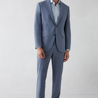 Dark Blue Techno-Line 6 Drop Regular Fit Standard Cut Flexible Bagged Classic Suit