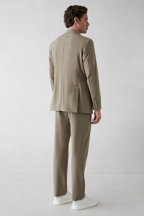 Medium Mink Techno-Line 6 Drop Regular Fit Standard Cut Flexible Bagged Classic Suit