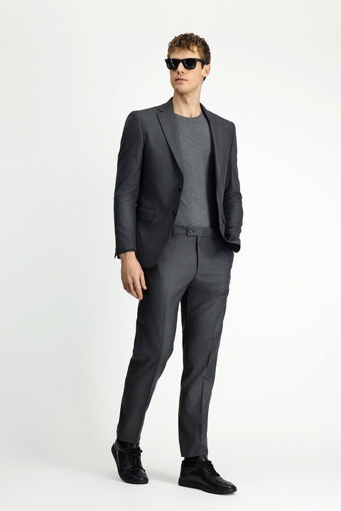 Dark Gray 4-Drop Relaxed Fit Suit