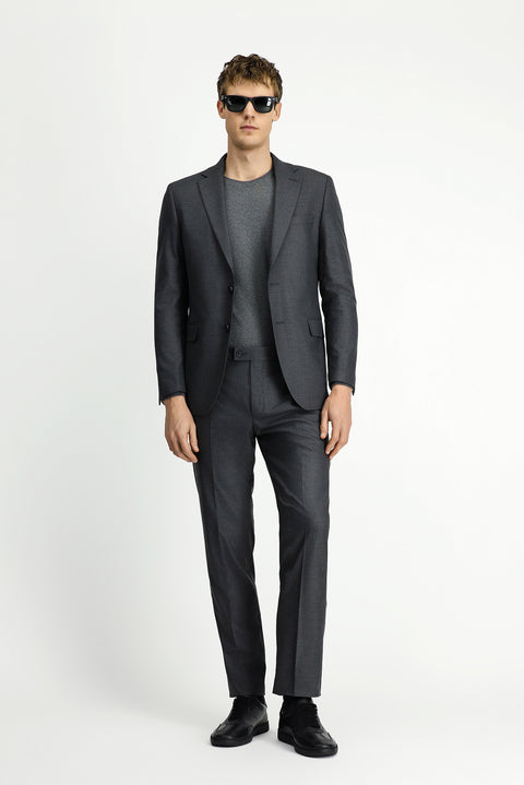 Dark Gray 4-Drop Relaxed Fit Suit